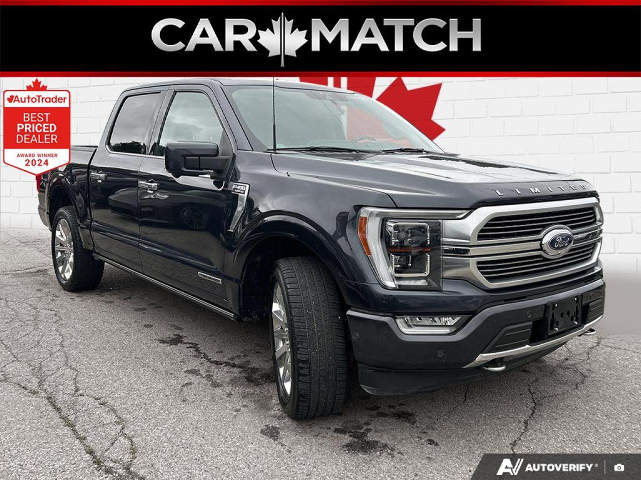 2022 Ford F-150 LIMITED / LEATHER / ROOF / NAV / HYBRID /CREW - Photo #5