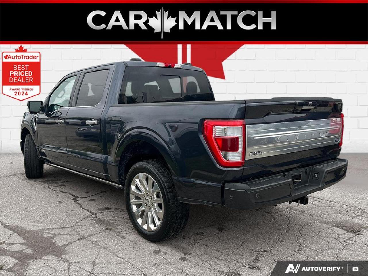 2022 Ford F-150 LIMITED / LEATHER / ROOF / NAV / HYBRID /CREW - Photo #3