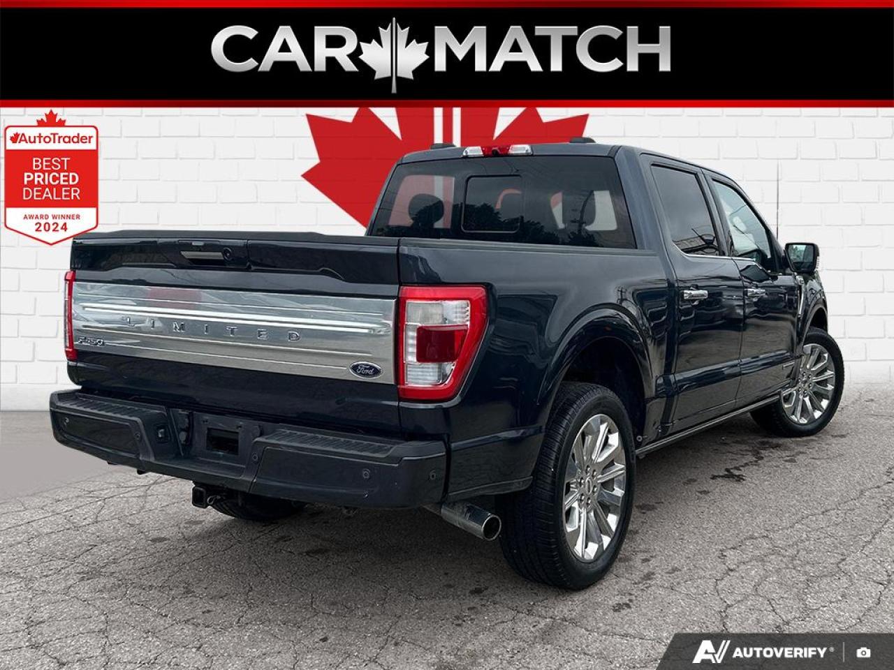 2022 Ford F-150 LIMITED / LEATHER / ROOF / NAV / HYBRID /CREW - Photo #4
