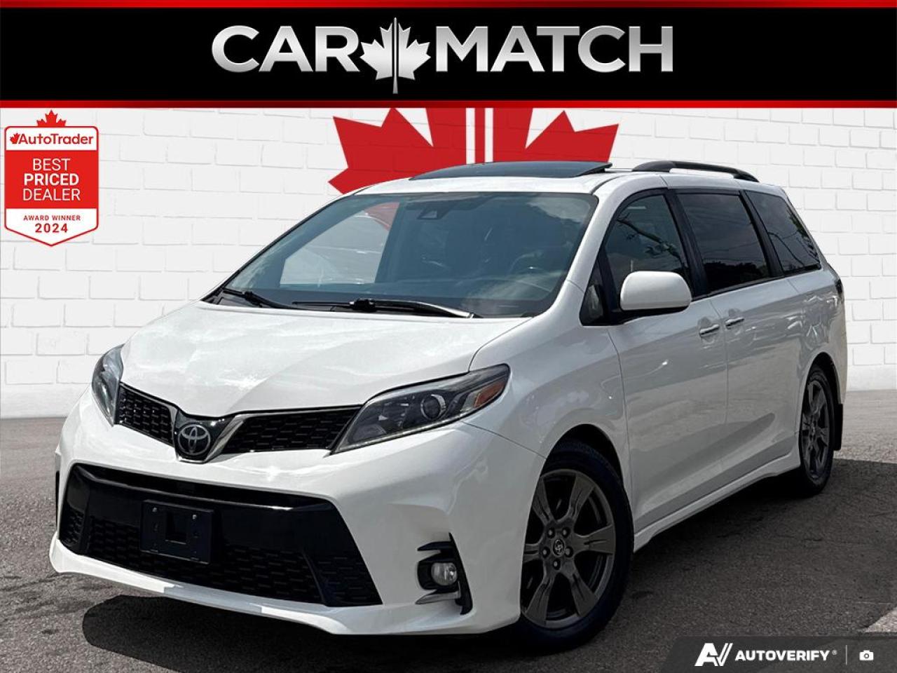 Used 2018 Toyota Sienna SE / 7 PASS / LEATHER / ROOF / NAV / POWER DOORS for sale in Cambridge, ON