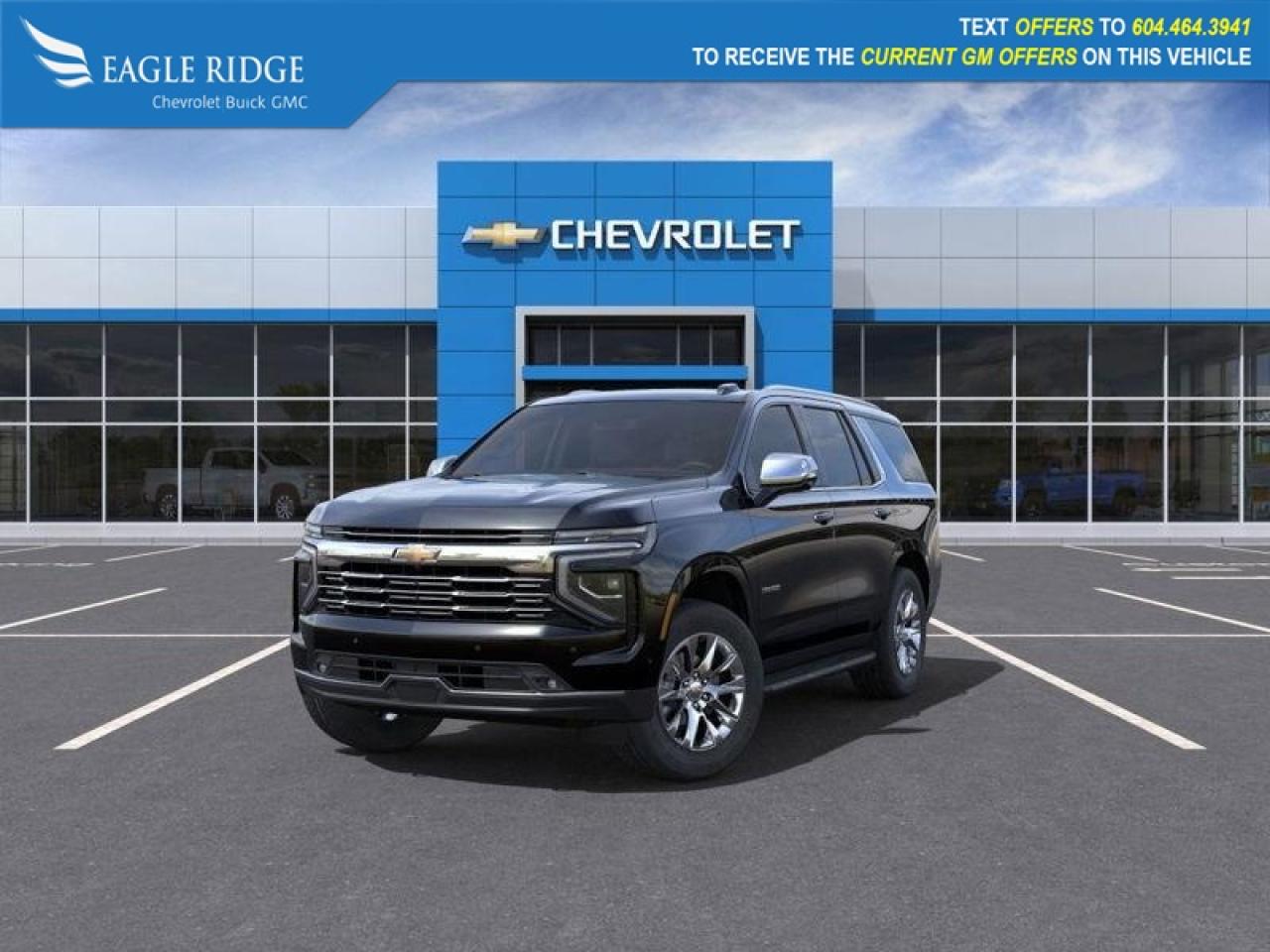 New 2025 Chevrolet Tahoe Premier Adaptive suspension, Automatic Emergency Braking, Brake assist, Delay-off headlights, Electronic Cruise Control for sale in Coquitlam, BC