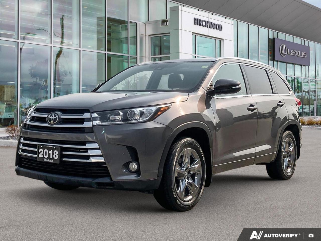 Used 2018 Toyota Highlander LIMITED for sale in Winnipeg, MB
