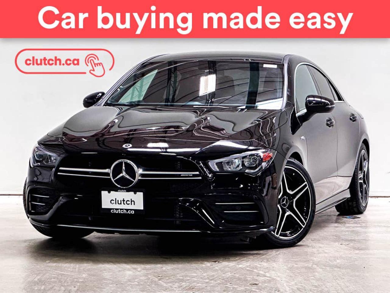 Used 2023 Mercedes-Benz CLA-Class 35 AMG 4Matic Coupe w/ Heated Front Seats, Rearview Camera, Cruise Control for sale in Toronto, ON