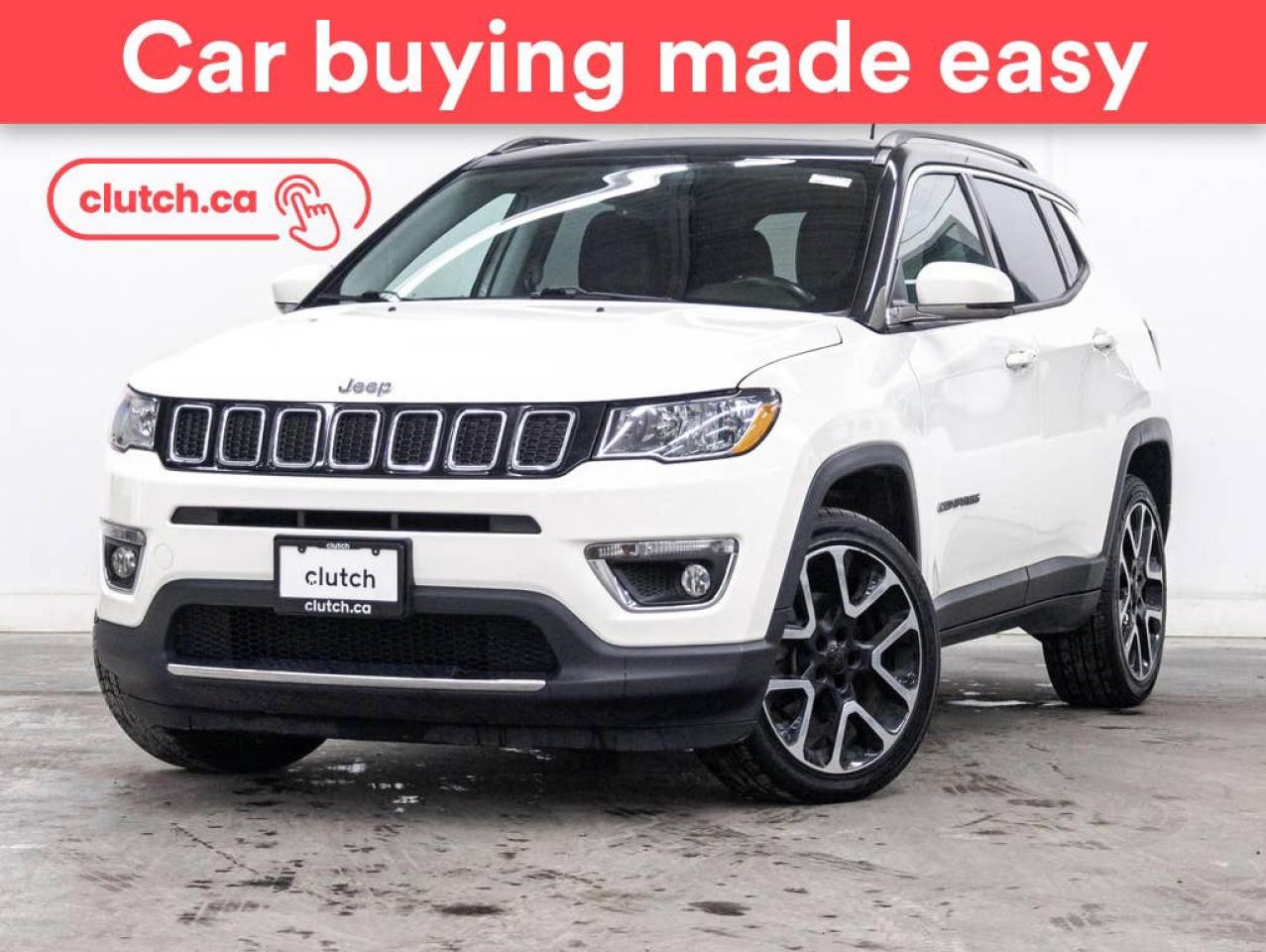 Used 2019 Jeep Compass Limited 4WD w/ Apple CarPlay & Android Auto, Cruise Control, Rearview Cam for sale in Toronto, ON