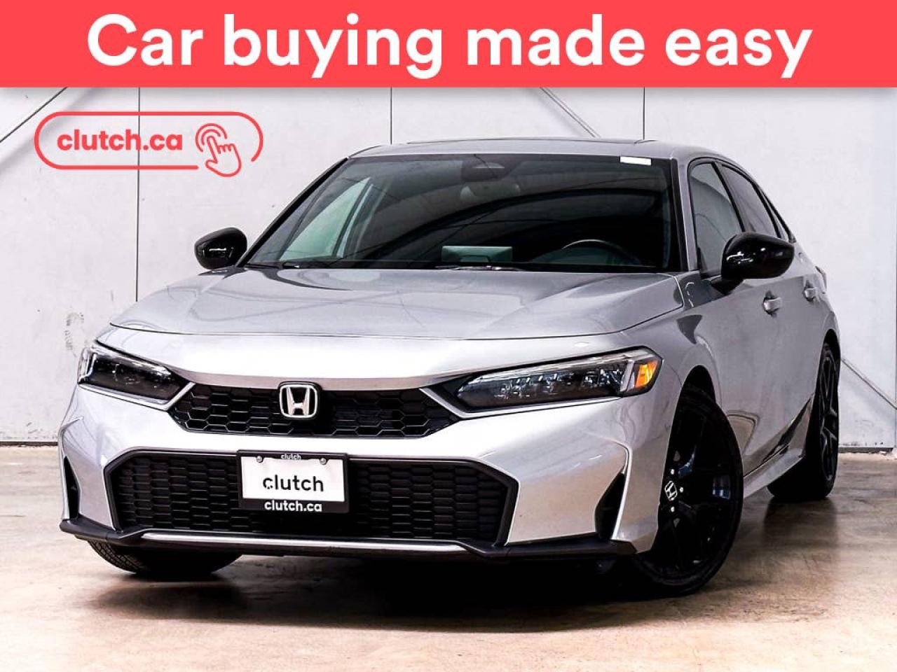 Used 2025 Honda Civic Hybrid Sport w/ Apple CarPlay, Heated Front Seats, Rearview Cam for sale in Toronto, ON