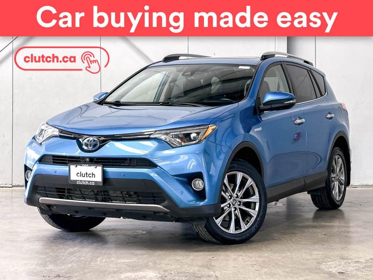 Used 2018 Toyota RAV4 Hybrid Limited AWD w/ Nav, Heated Front Seats, Rearview Cam for sale in Toronto, ON