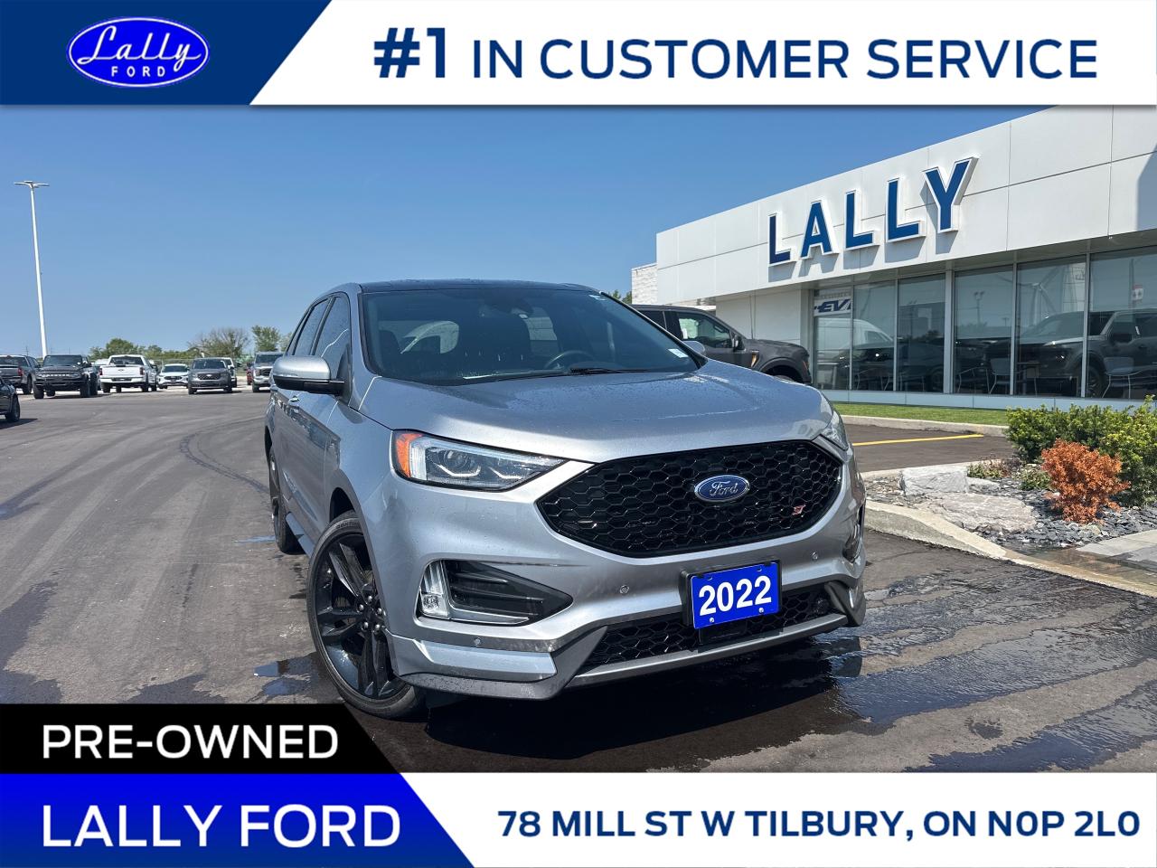 Used 2022 Ford Edge ST Moonroof, Nav, Low Km’s!! for sale in Tilbury, ON