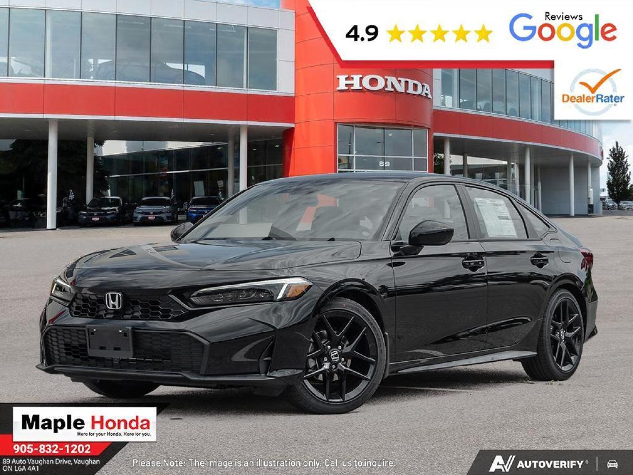 New 2026 Honda Civic Sedan CIVIC 4D SPORT CVT for sale in Vaughan, ON