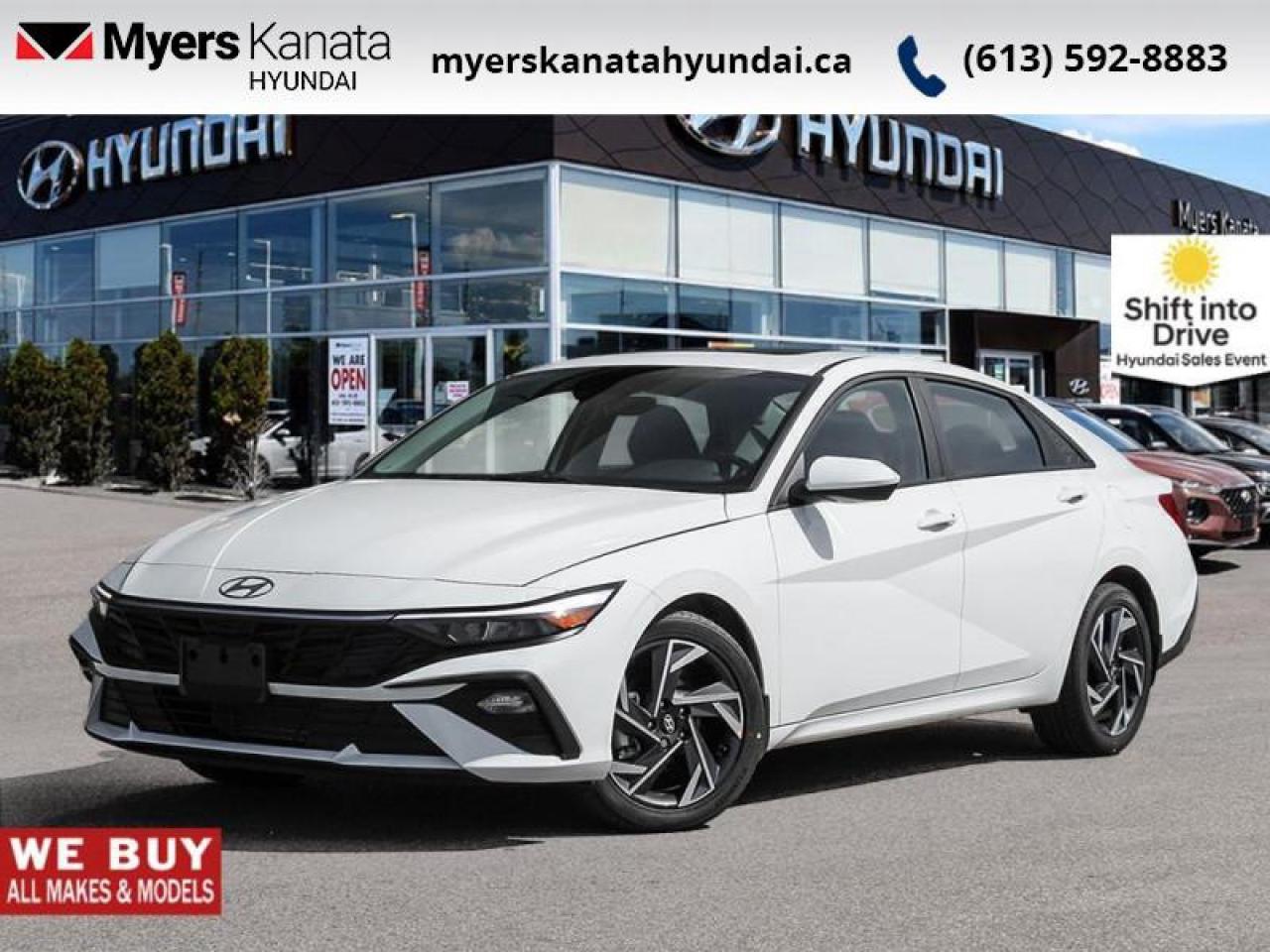 New 2025 Hyundai Elantra Preferred IVT w/Tech Pkg  - $103.82 /Wk for sale in Kanata, ON