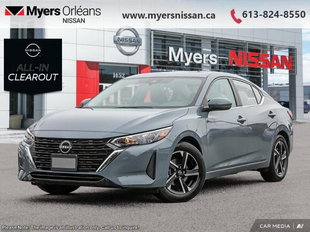 New 2025 Nissan Sentra SV  - Sunroof for sale in Orleans, ON
