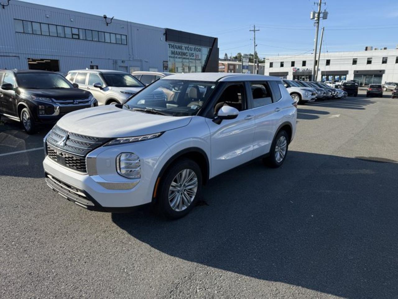 Recent Arrival!2024 Mitsubishi Outlander ES HEATED SEATS 4WD, 3rd row seats: split-bench, ABS brakes, Alloy wheels, Android Auto & Apple CarPlay, Auto High-beam Headlights, Automatic temperature control, Brake assist, Driver vanity mirror, Dual front impact airbags, Dual front side impact airbags, Fabric Seat Trim, Front anti-roll bar, Front Bucket Seats, Front reading lights, Fully automatic headlights, Headlight cleaning, Heated door mirrors, Heated Front Bucket Seats, Heated front seats, Leather Shift Knob, Overhead airbag, Passenger vanity mirror, Power door mirrors, Power steering, Power windows, Rear side impact airbag, Rear window defroster, Rear window wiper, Reclining 3rd row seat, Speed control, Speed-Sensitive Wipers, Steering wheel mounted audio controls, Telescoping steering wheel, Trip computer, Turn signal indicator mirrors.White Diamond 2024 Mitsubishi Outlander ES HEATED SEATS 4WD CVT 2.5L 4-Cylinder DOHCSteele Mitsubishi has the largest and most diverse selection of preowned vehicles in HRM. Buy with confidence, knowing we use fair market pricing guaranteeing the absolute best value in all of our pre owned inventory!Steele Auto Group is one of the most diversified group of automobile dealerships in Canada, with 60 dealerships selling 29 brands and an employee base of well over 2300. Sales are up over last year and our plan going forward is to expand further into Atlantic Canada and the United States furthering our commitment to our Canadian customers as well as welcoming our new customers in the USA.