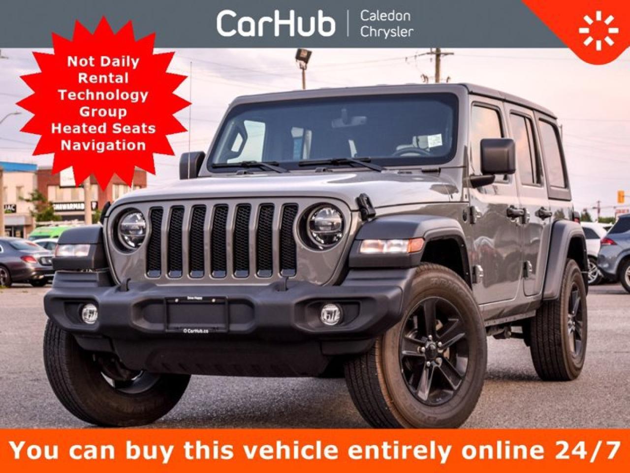 Used 2022 Jeep Wrangler Unlimited Sport Altitude Freedom Top Navi R-Start for sale in Bolton, ON