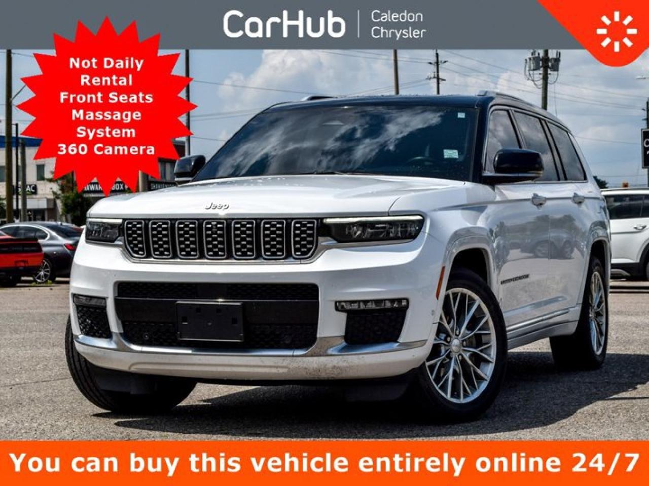 Used 2022 Jeep Grand Cherokee L Summit 4x4 6Passenger Pano Sunroof 10.1