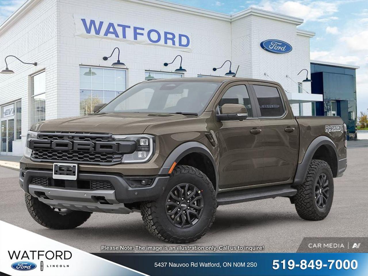 New 2025 Ford Ranger Raptor for sale in Watford, ON