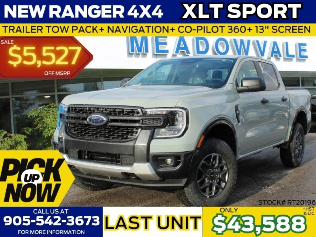 New 2024 Ford Ranger XLT for sale in Mississauga, ON