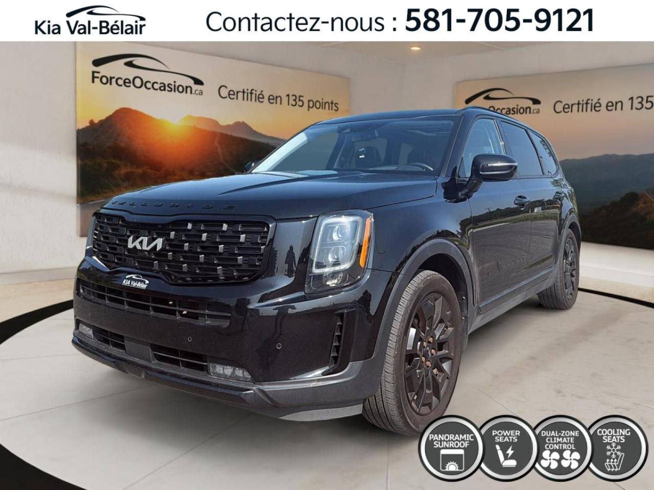 Used 2022 Kia Telluride NIGHTSKY A/C * AWD * 5000 LBS * 7 PLACES * CUIR * for sale in Québec, QC