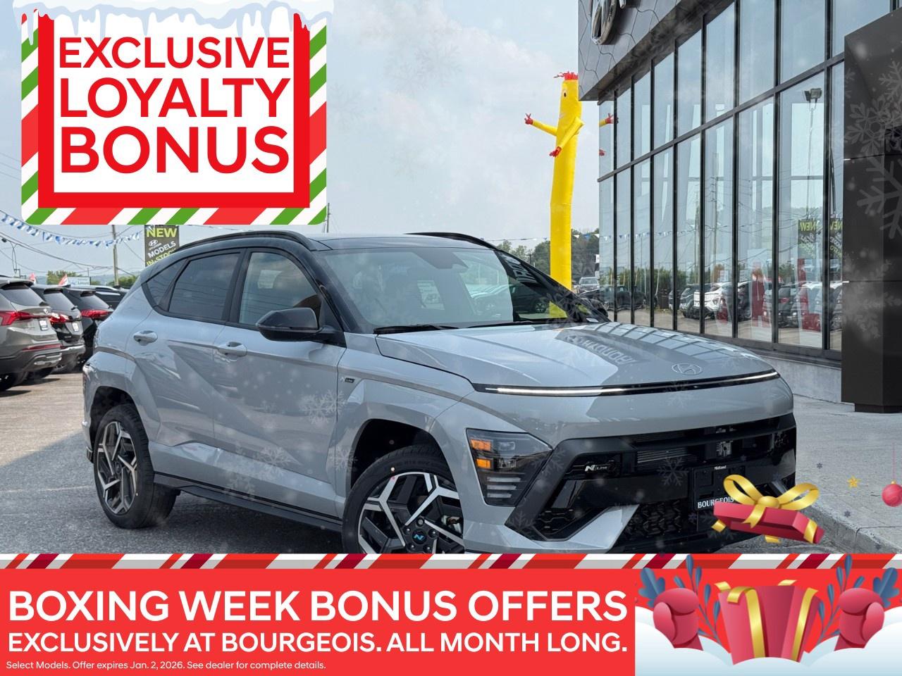 New 2026 Hyundai KONA 1.6T N Line AWD w/Two-Tone Roof for sale in Midland, ON