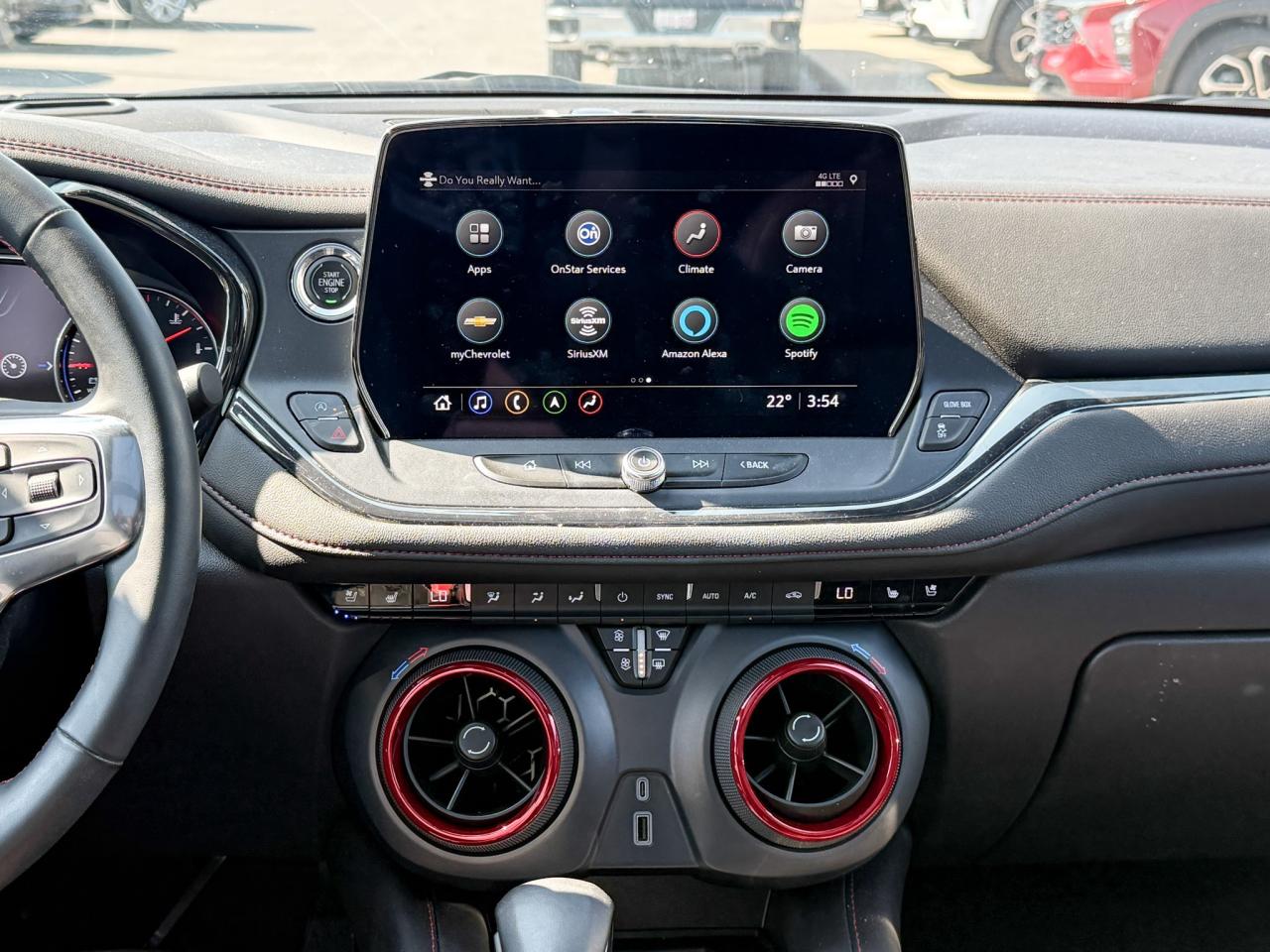 2024 Chevrolet Blazer CLEAN CARFAX, 3.6L V6, RS AWD, BLACK TWO TONE ROOF, HEATED/VENTILATED FRONT LEATHER SEATS, HEATED LEATHER WRAPPED STEERING WHEEL, NAVIGATION, BOSE PREMIUM AUDIO SYSTEM, SKYSCAPE SUNROOF, 20" TECHNICAL Photo