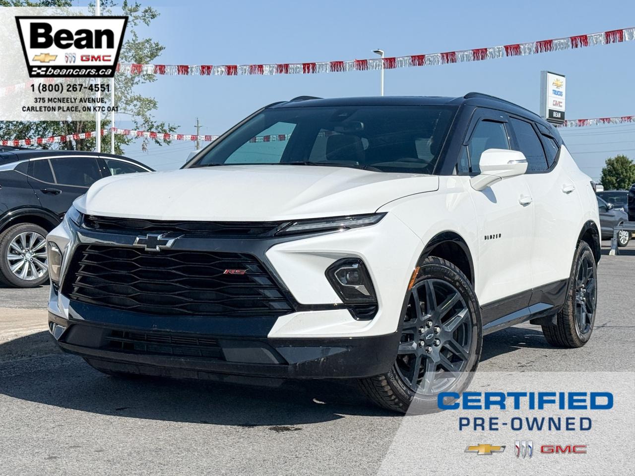 Used 2024 Chevrolet Blazer CLEAN CARFAX, 3.6L V6, RS AWD, BLACK TWO TONE ROOF, HEATED/VENTILATED FRONT LEATHER SEATS, HEATED LEATHER WRAPPED STEERING WHEEL, NAVIGATION, BOSE PREMIUM AUDIO SYSTEM, SKYSCAPE SUNROOF, 20
