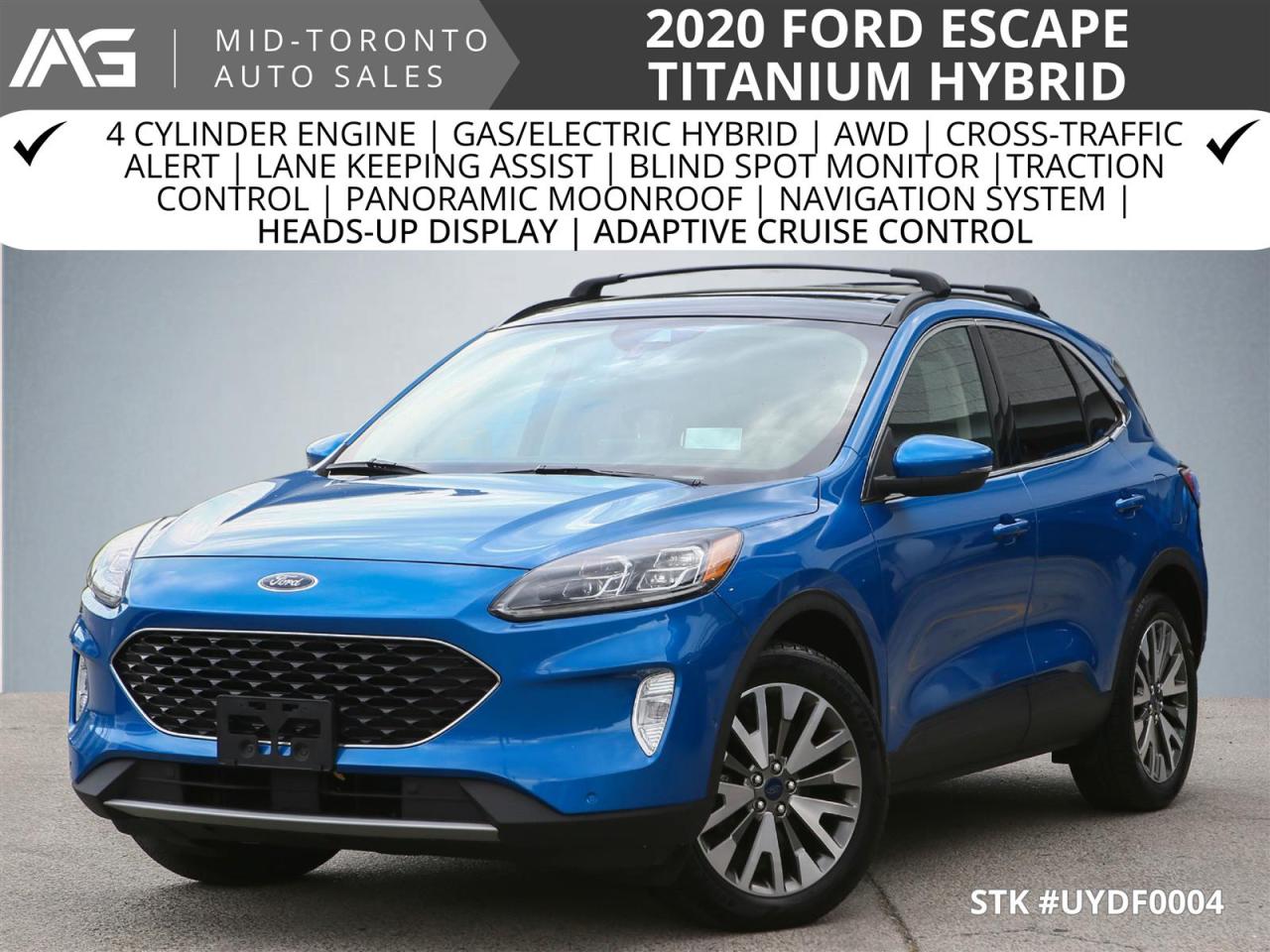 Used 2020 Ford Escape Hybrid TITANIUM AWD for sale in North York, ON