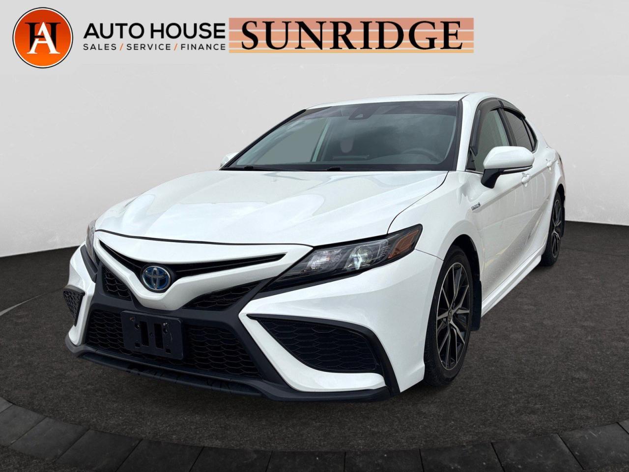 Used 2021 Toyota Camry Hybrid SE SUNROOF BACKUP CAMERA DRIVE MODES LANE ASSIST PADDLE SHIFTER for sale in Calgary, AB