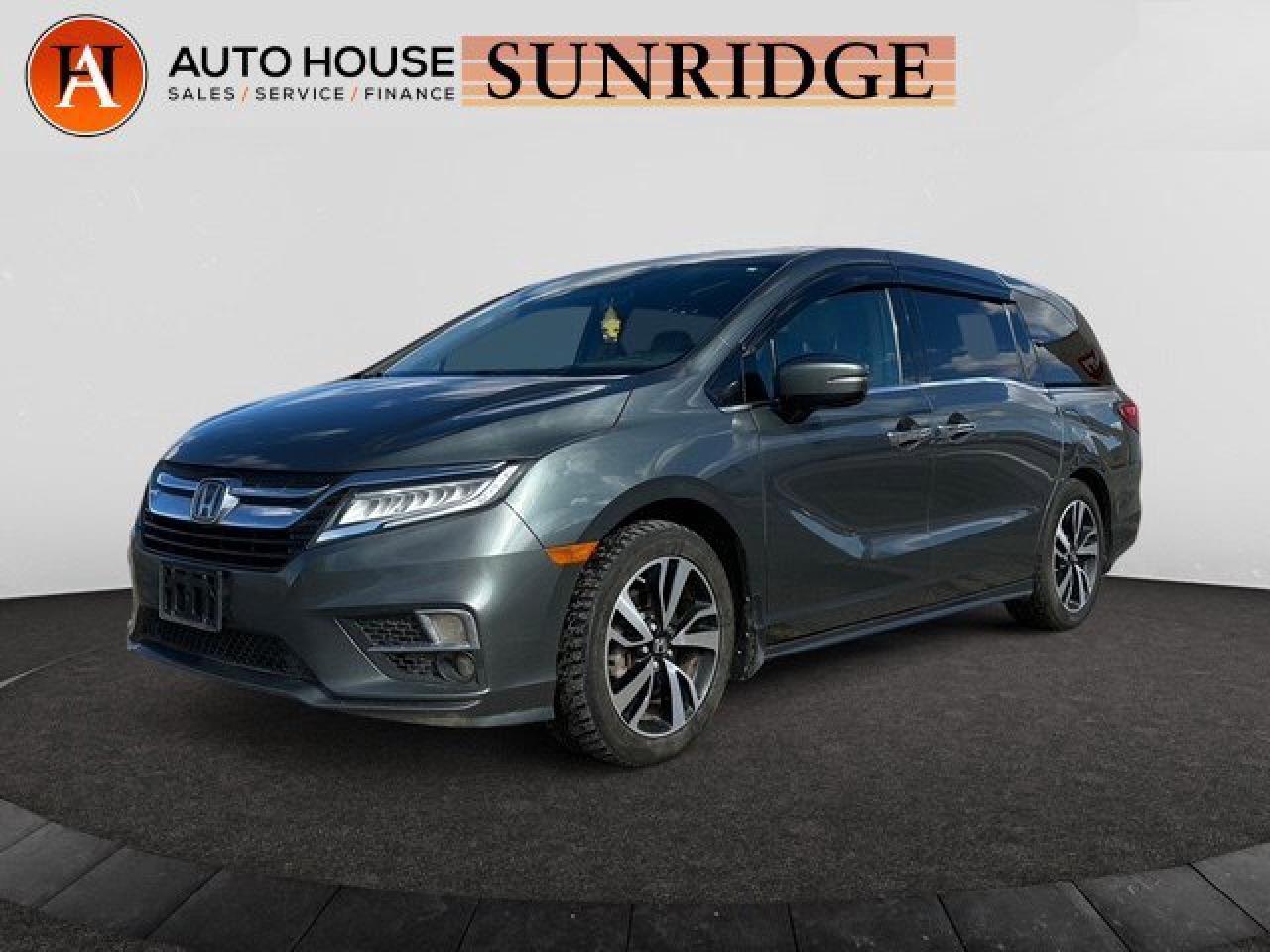 Used 2019 Honda Odyssey Touring NAVIGATION HEATED LEATHER SEATS PADDLE SHIFTER LANE ASSIST VENTILATED SEATS for sale in Calgary, AB
