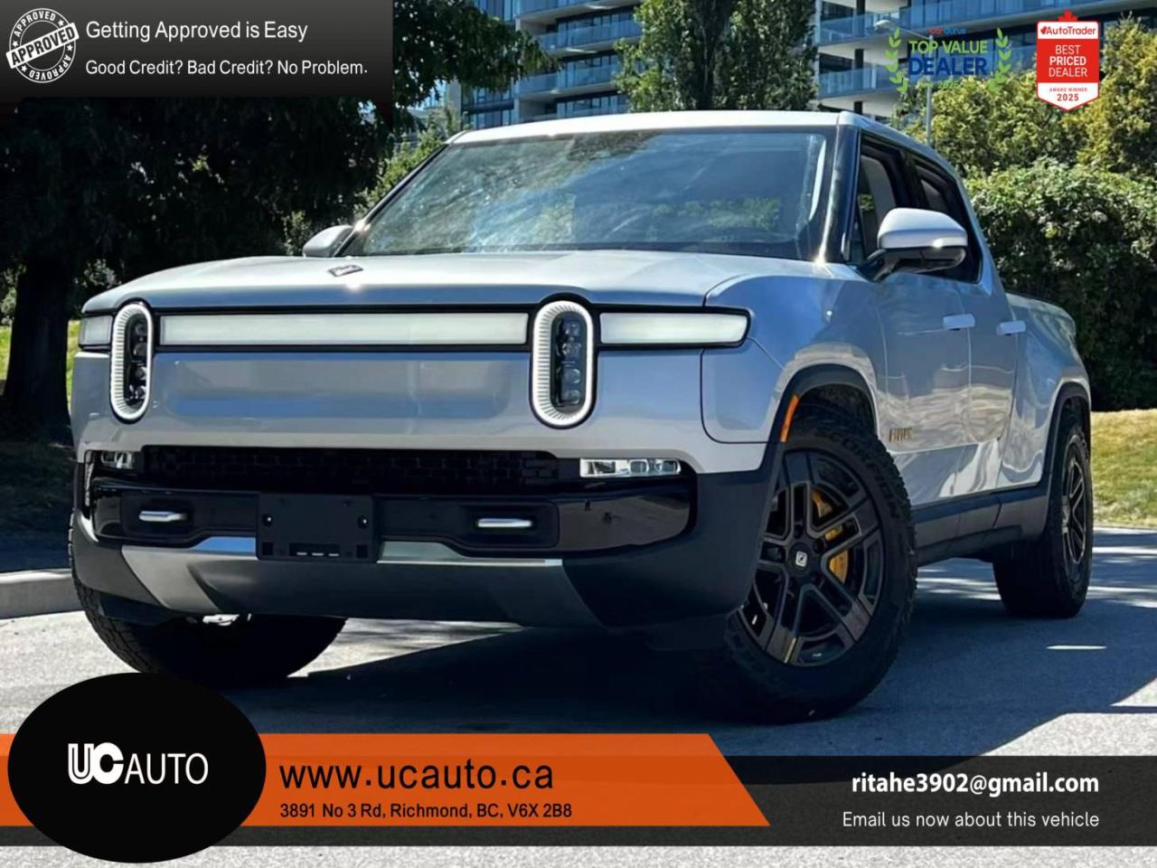 Used 2023 Rivian R1T Adventure Quad-Motor Large Pack/ NO ACCIDENT/ ONE OWNER/ BC LOCAL for sale in Richmond, BC