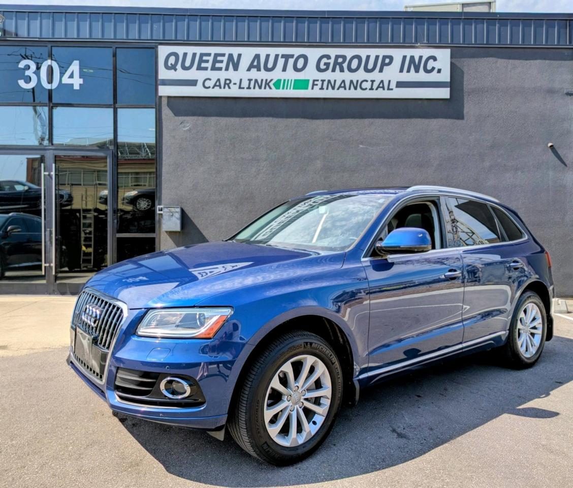 <p><strong>2016, AUDI Q5 PREMIUM PLUS</strong></p><p><strong>Special Price: $7,500<span> </span>AS IS<span id=jodit-selection_marker_1753891055033_7087894332569091 data-jodit-selection_marker=start style=line-height: 0; display: none;></span></strong><br>At Queen Auto Group, all of our vehicles are professionally detailed inside and out. Visit us at our Indoor Showroom regardless of the weather.<span> </span><strong>To schedule a test drive, contact us at 416-740-8090</strong>. Pick your Car, Pick your Payment, Drive it Home. Queen Auto Group  Quality You Can Trust.<br><strong>All vehicles can be Certified for an additional $995.</strong><span> </span>If not Certified, as per OMVIC Regulations, the vehicle is deemed to be not drivable and not Certified. Special pricing not available to commercial, dealer, or export purchasers. We offer quality vehicles at a competitive price . No hassle. No admin or hidden fees. Just our best price up front! Prices exclude HST & Licensing. Although every reasonable effort is made to ensure the information provided is accurate and up to date, we do not assume any responsibility for errors, omissions, or typographical mistakes on our listings. Prices may change without notice. Please verify all information with one of our sales associates.<br><strong>Trade-In<span> </span></strong> Have a trade-in? We offer top-dollar for your vehicle. Bring it in for a no-obligation appraisal.<br><strong>Queen Auto Group</strong><span> </span> One of Torontos most trusted dealerships for quality pre-owned vehicles.<br><strong>Located at 304 Bridgeland Ave, North York, ON M6A 1Z4 .</strong><br>View our inventory:<span> </span><strong>https://www.queenautogroupinc.ca/</strong><br><strong>Monday to Friday 10am to 6pm Saturday 10:30am to 5pm</strong></p>