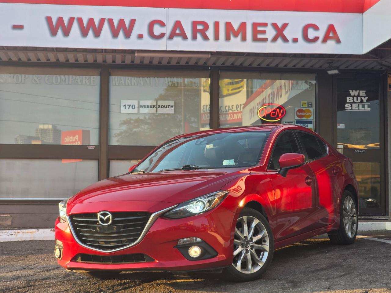 Used 2014 Mazda MAZDA3 GT-SKY NAVI | BOSE | Leather | Sunroof | BSM | Backup Camera for sale in Waterloo, ON