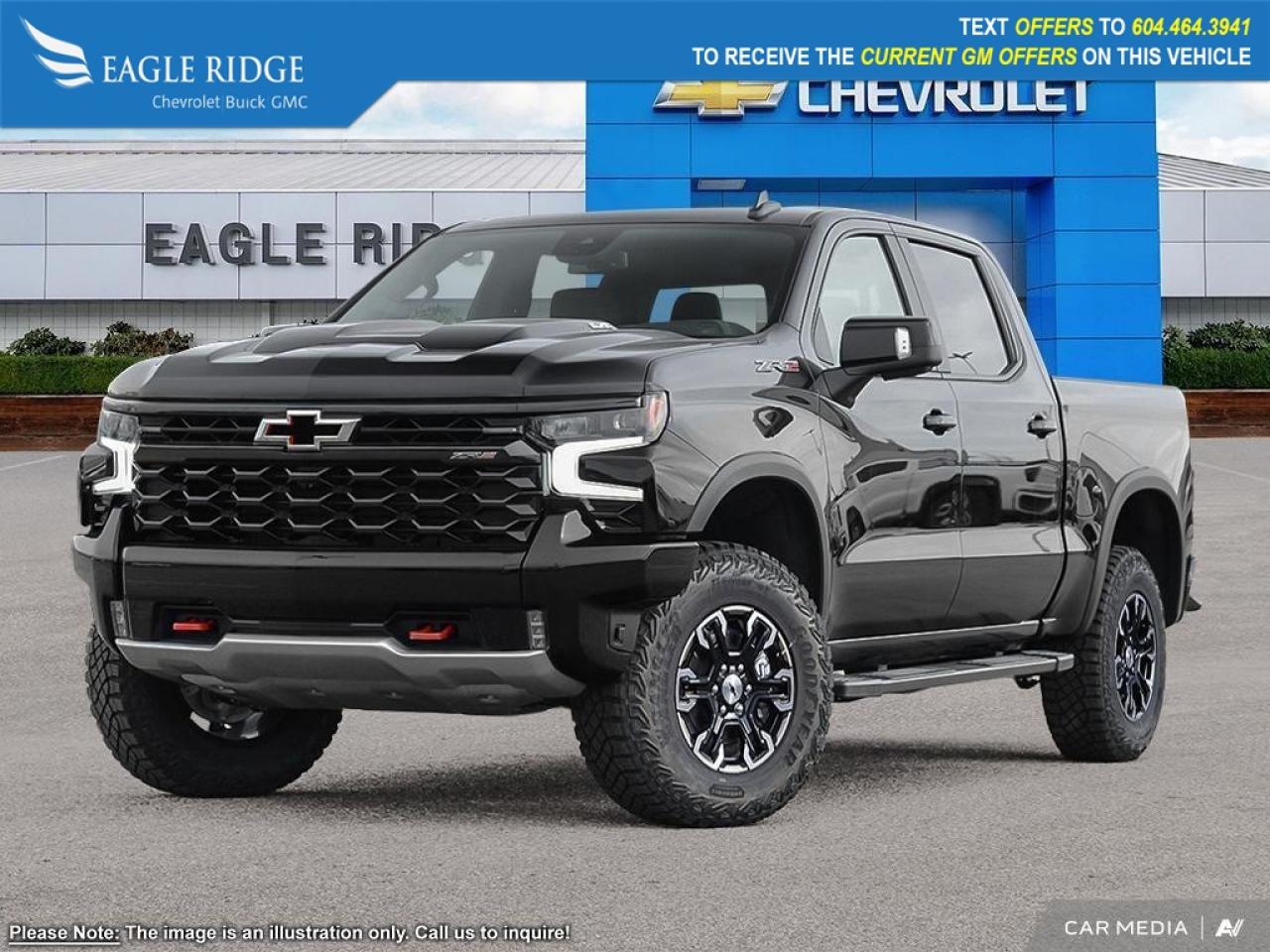 New 2025 Chevrolet Silverado 1500 ZR2 Remote Vehicle start, Engine control stop start, Auto Lock Rear Differential, Automatic emergency breaking, HD surround vision for sale in Coquitlam, BC