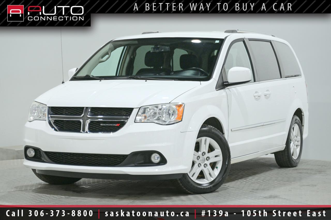 Used 2014 Dodge Grand Caravan Crew - ACCIDENT FREE - STOW N GO - HEATED STEERING WHEEL for sale in Saskatoon, SK