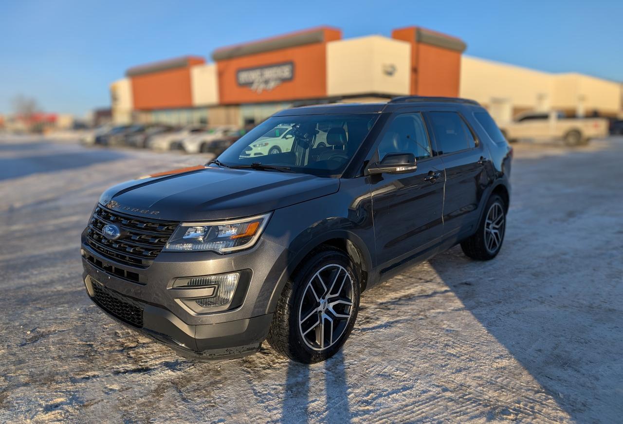 <p>Come finance this vehicle with us. Apply on our website stonebridgeauto.com&nbsp;</p><p>&nbsp;</p><p>2016 Ford Explorer Sport with ONLY 62000KMS. NOT A TYPO. ONLY 62000KMS. 3.5 liter V6 Twin Turbo Four Wheel Dirve&nbsp;</p><p>&nbsp;</p><p>Clean title and safetied. NO ACCIDENTS ON RECORD. TWO OWNER. GREAT SERVICE RECORDS&nbsp;</p><p>&nbsp;</p><p>Extremely Rare Low Kilometer Performance spec in showroom condition&nbsp;</p><p>&nbsp;</p><p>Leather seats&nbsp;</p><p>Heated and cooled front seats&nbsp;</p><p>Heated steering wheel&nbsp;</p><p>Tow Package&nbsp;</p><p>Memory Sport seats&nbsp;</p><p>6 Passenger seating&nbsp;</p><p>Power rear hatch&nbsp;</p><p>Command start&nbsp;</p><p>&nbsp;</p><p>We take trades! Vehicle is for sale in Steinbach by STONE BRIDGE AUTO INC. Dealer #5000 we are a small business focused on customer satisfaction. Text or call before coming to view and ask for sales.&nbsp;</p><p>&nbsp;</p><p>&nbsp;</p><p>&nbsp;</p><p>&nbsp;</p>