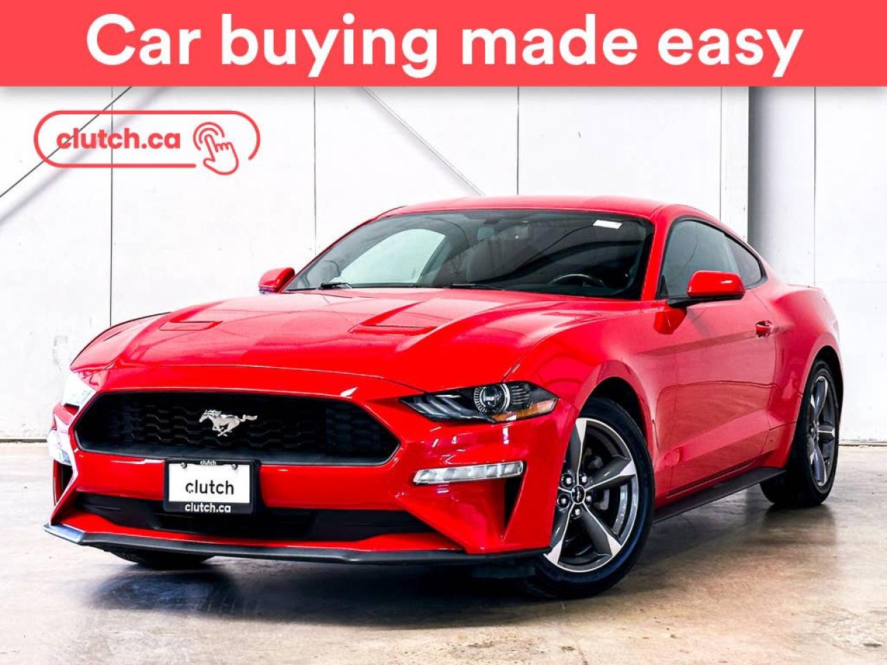 Used 2018 Ford Mustang Ecoboost w/ Bluetooth, Cruise Control, Rearview Cam for sale in Toronto, ON