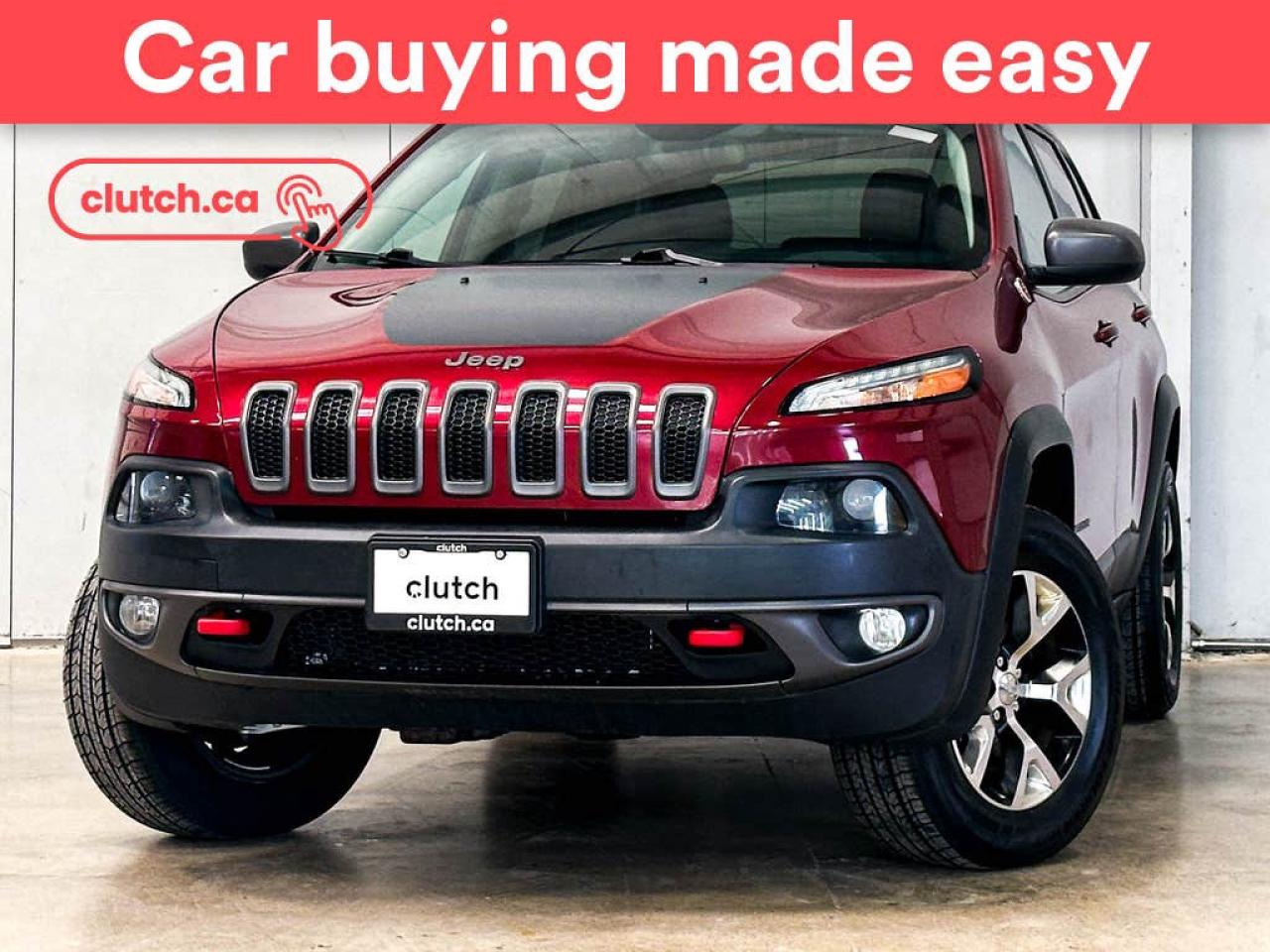 Used 2016 Jeep Cherokee TrailHawk 4WD w/ Nav, Rearview Camera, Cruise Control for sale in Toronto, ON