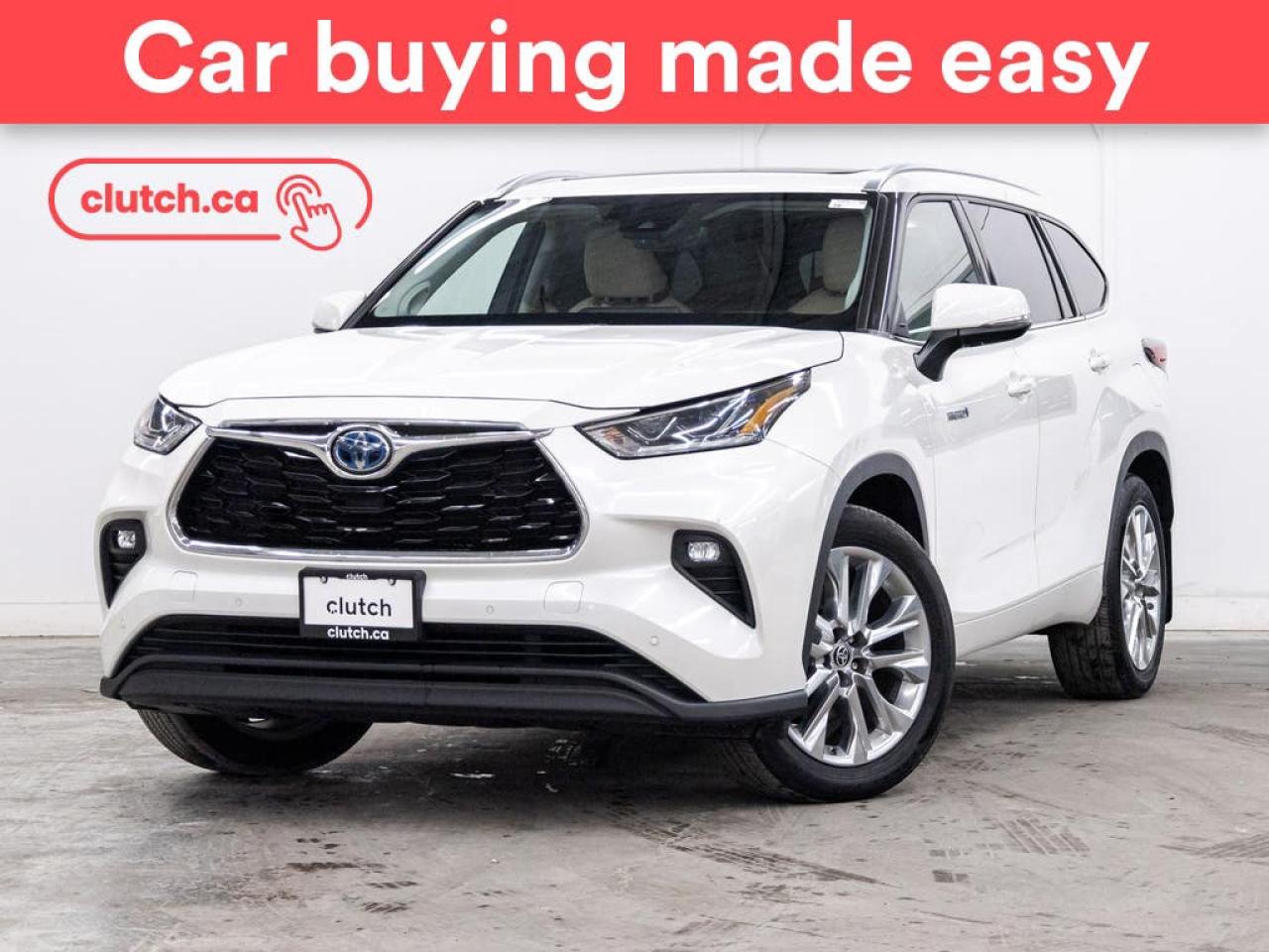 Used 2021 Toyota Highlander HYBRID Limited AWD w/ Apple CarPlay, Front Heated Seats, Rearview Cam for sale in Bedford, NS
