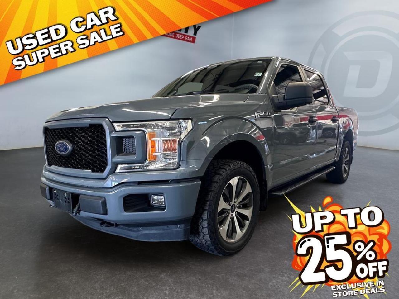 Used 2020 Ford F-150 2.7L Eco Boost - XL Sport Appearance Pkg - STX Pkg - Side Steps - 20 Wheels - Cruise Control - 4x4 for sale in Lethbridge, AB