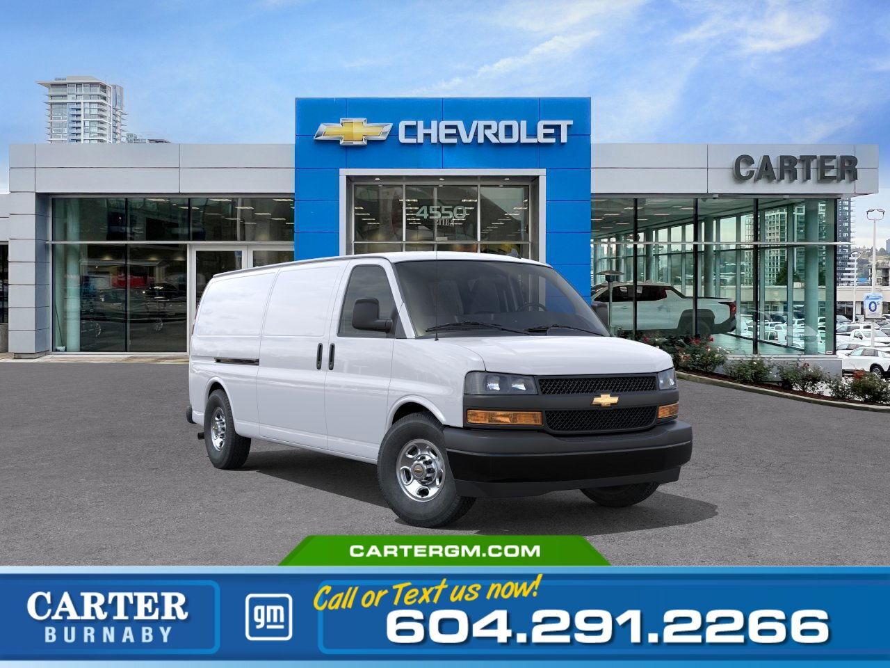 New 2025 Chevrolet Express CARGO 3500 RWD | 6.6L V8 ENGINE/9900 LB GVWR for sale in Burnaby, BC