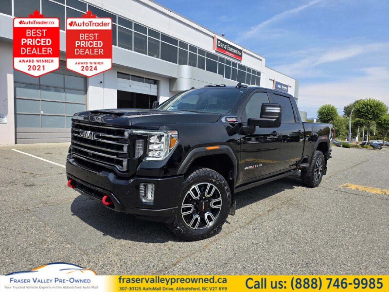 Used 2021 GMC Sierra 3500 HD AT4  - Leather Seats -  Cooled Seats - $313.06 /Wk for sale in Abbotsford, BC