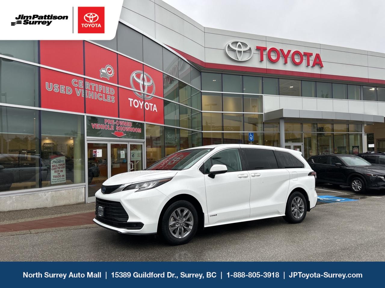 Used 2021 Toyota Sienna LE 8-Passenger AWD for sale in Surrey, BC