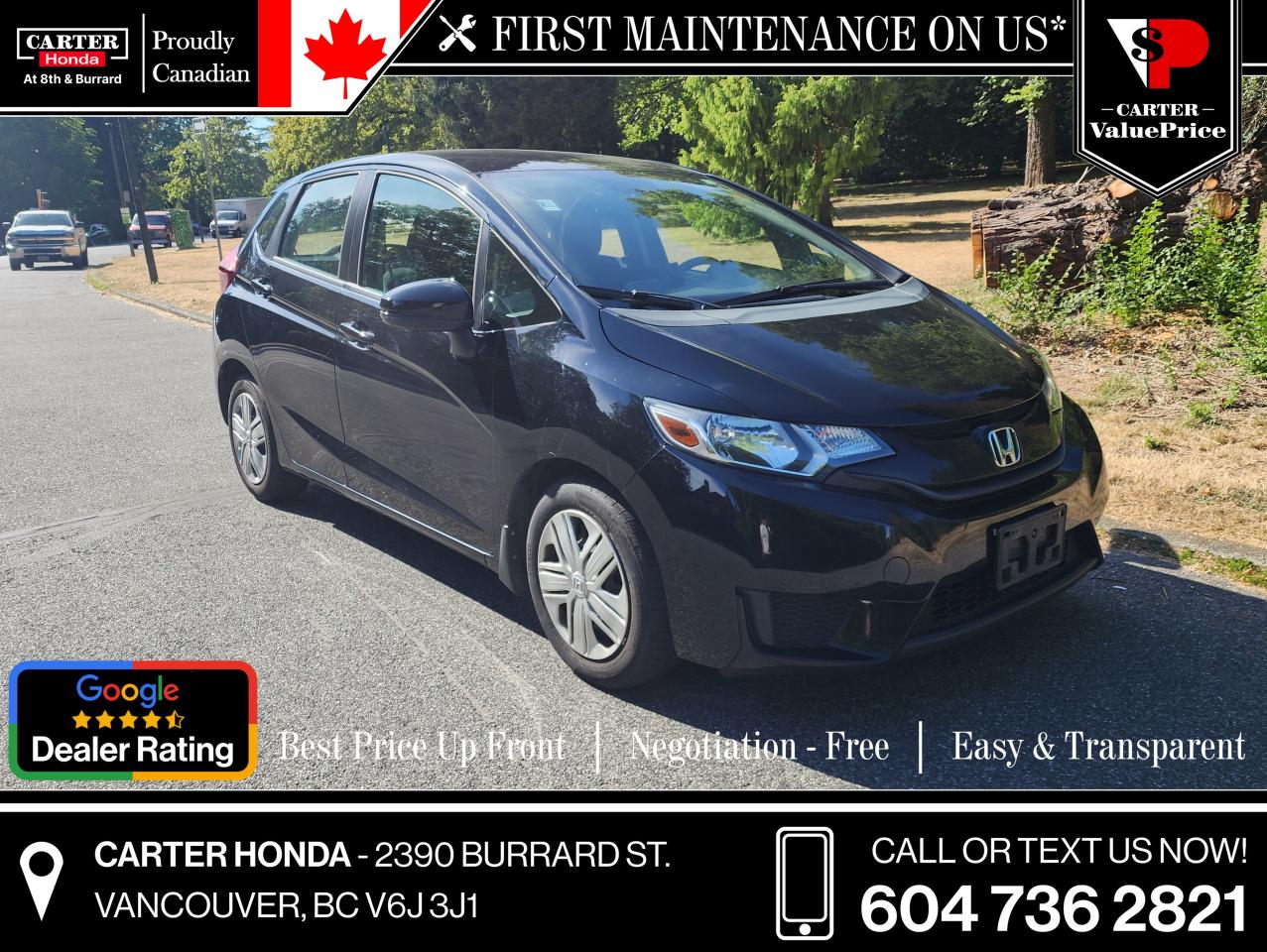 Used 2015 Honda Fit 5dr HB CVT LX for sale in Vancouver, BC