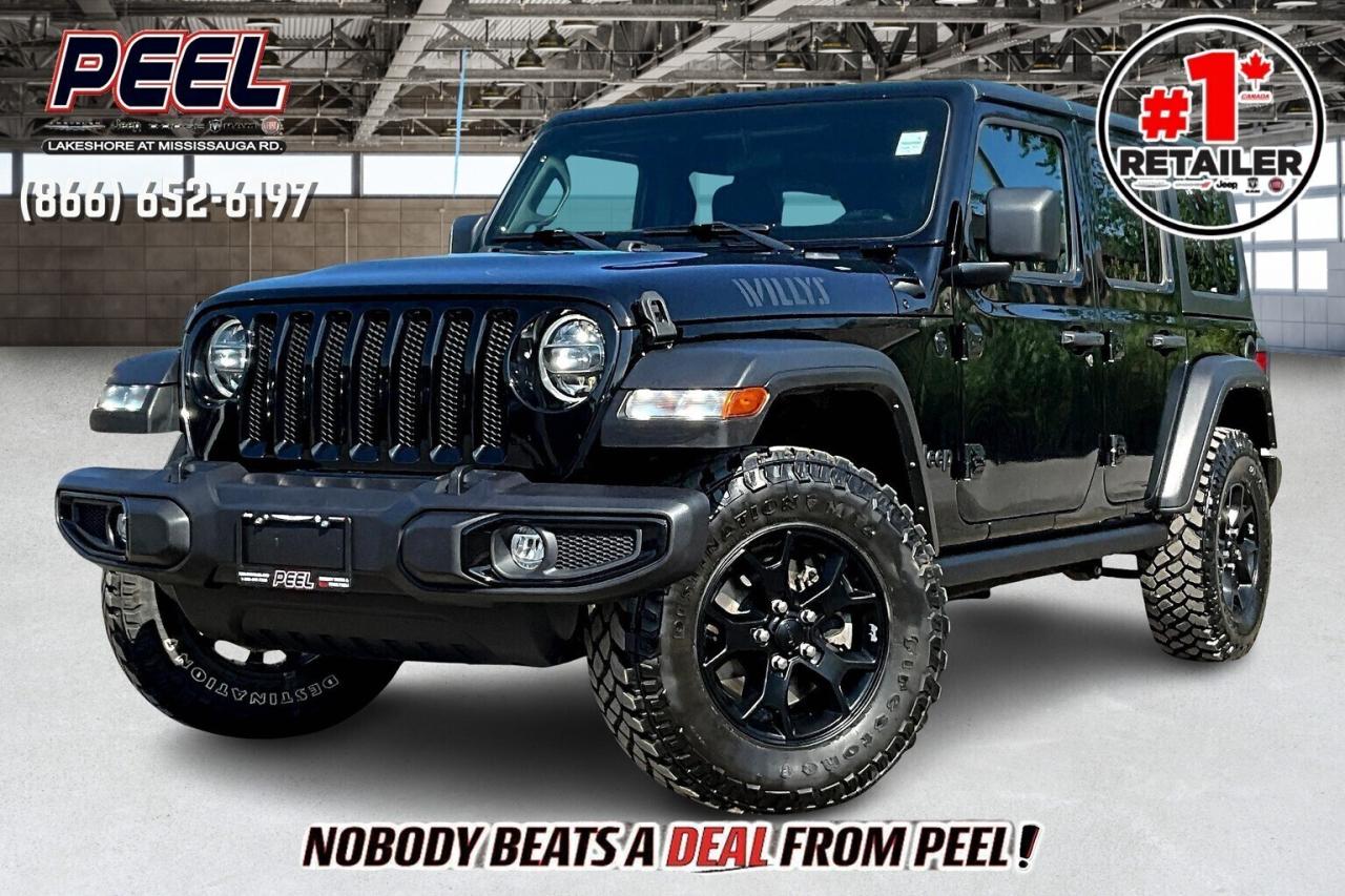 Used 2022 Jeep Wrangler Willys 4Dr | Heated Seats | DualTop | Tow | 4X4 for sale in Mississauga, ON