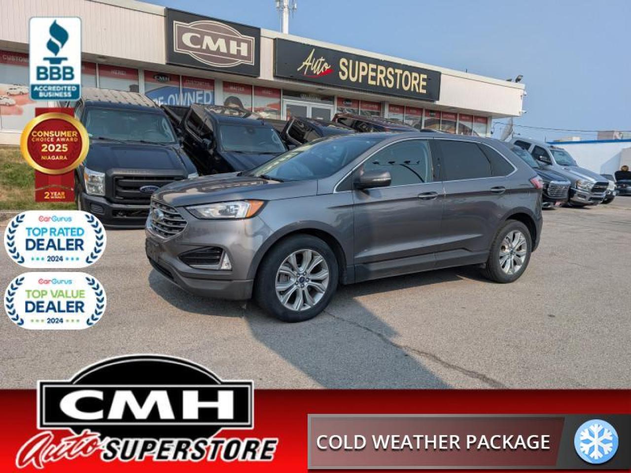 Used 2021 Ford Edge Titanium  **CANADIAN TOURING PACKAGE** for sale in St. Catharines, ON