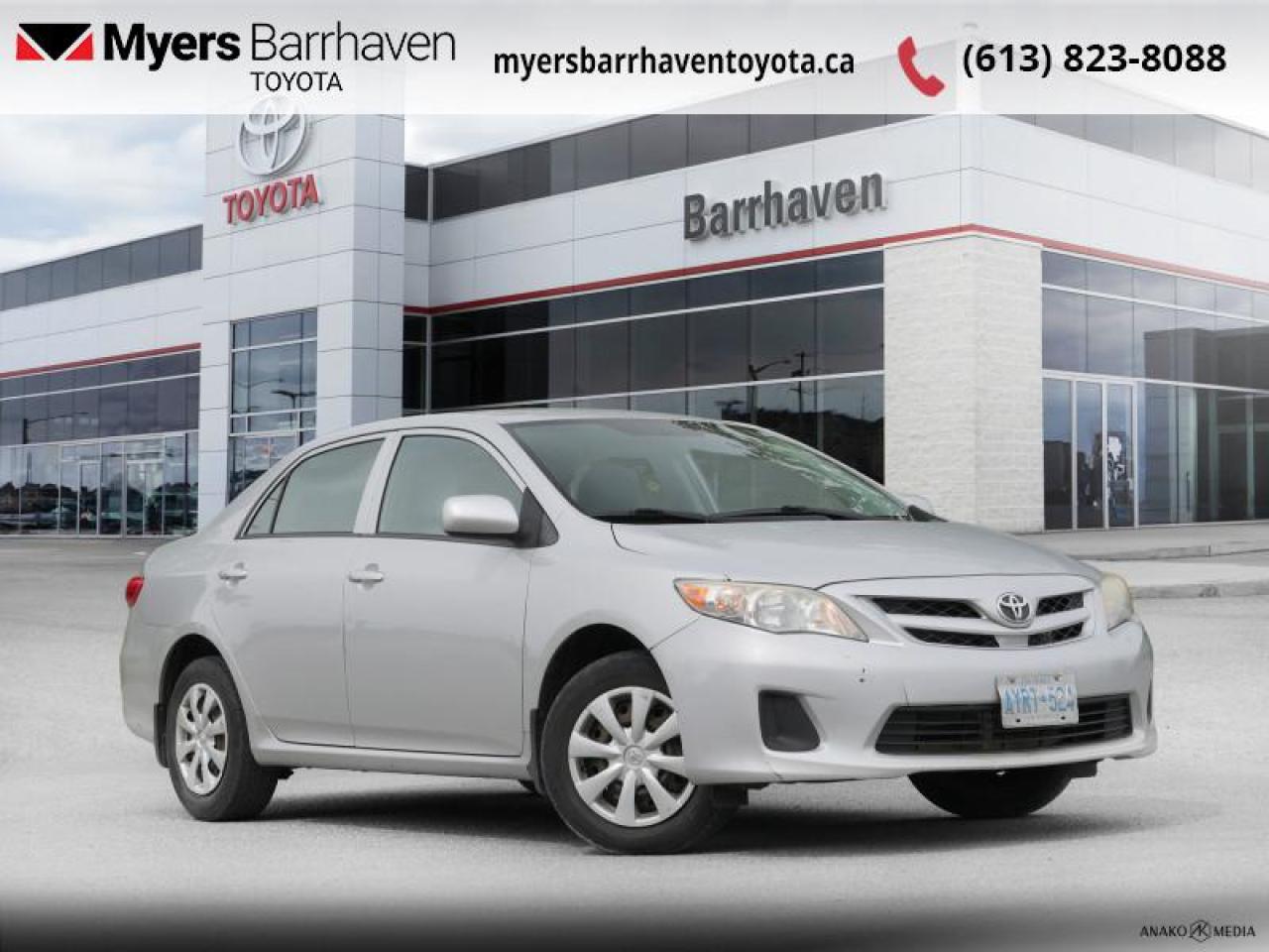 Used 2013 Toyota Corolla CE  -  Power Windows -  Power Doors - $178 B/W for sale in Ottawa, ON