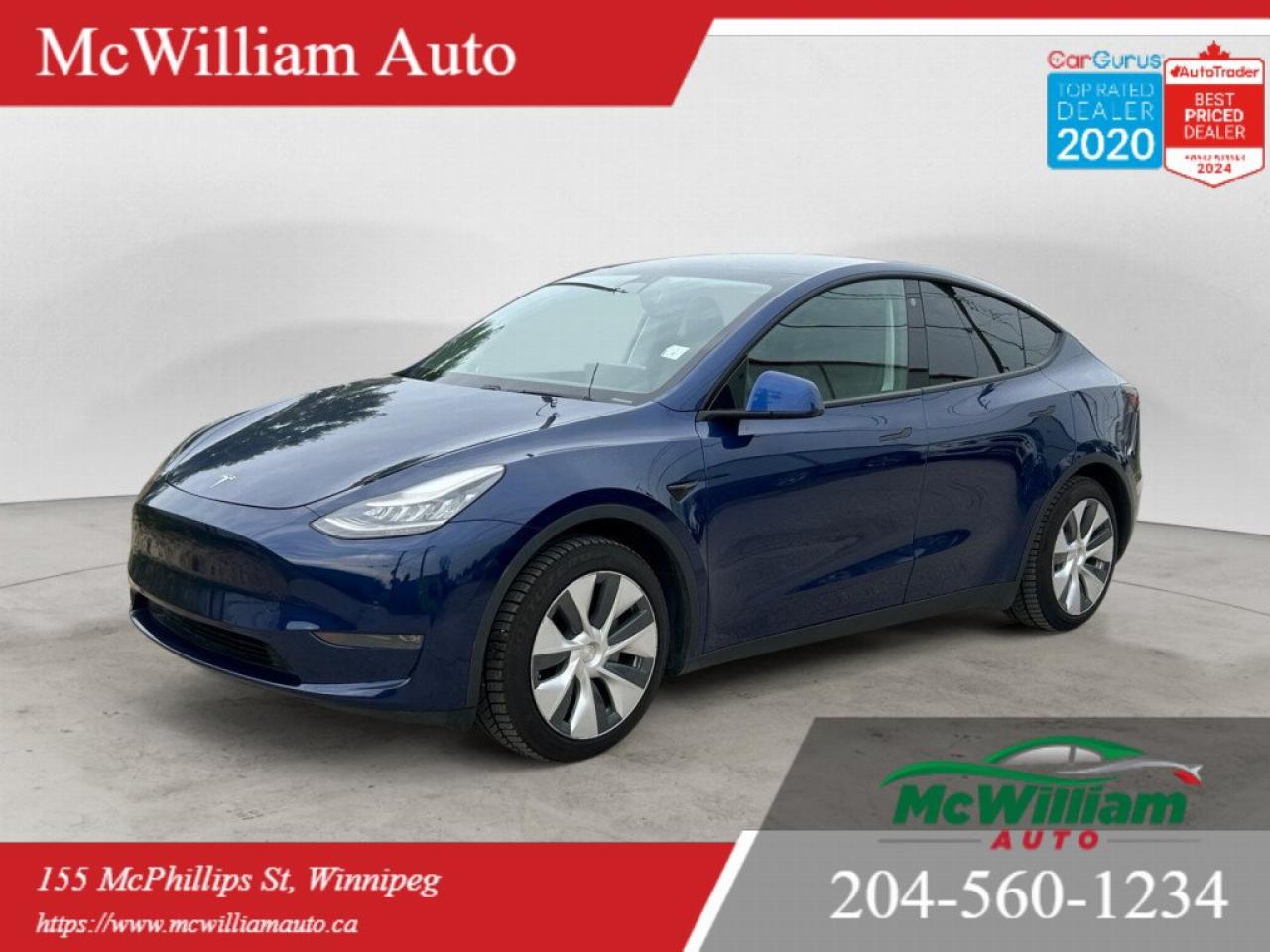 Used 2021 Tesla Model Y Long Range |ACELERATION BOOST|AUTOPILOT|LEVLE 2 CHARGER INCLUDED| for sale in Winnipeg, MB