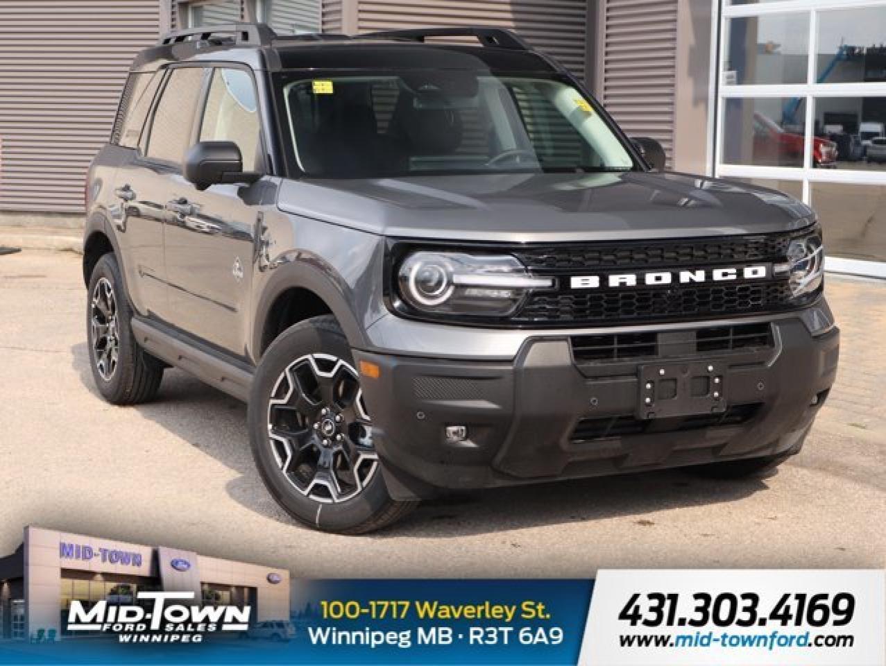 New 2025 Ford Bronco Sport Outer Banks | Auto Start-Stop | Molle Strap System for sale in Winnipeg, MB