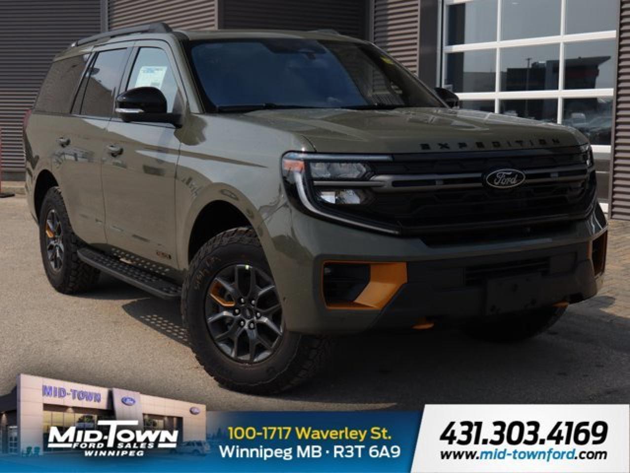 New 2025 Ford Expedition Tremor | Tri-Zone Climate | Power Adjustable Pedals for sale in Winnipeg, MB