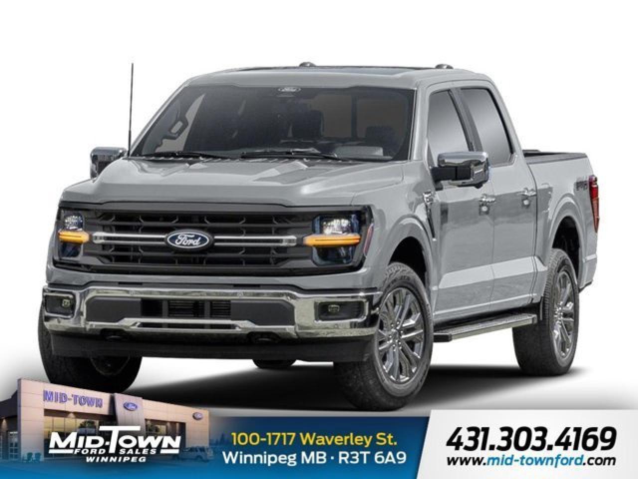 *2025 Ford F-150 XLT SuperCrew 5.5 Box*<br /><br />*Engine:* 2.7L EcoBoost V4 | *Transmission:* Automatic<br /><br />*Exterior:* Silver | *Interior:* XLT Trim<br /><br />===== Advanced Safety and Technology for Every Journey =====<br /><br />The 2025 Ford F-150 XLT SuperCrew combines dependable power with cutting-edge technology. Powered by a 2.7L EcoBoost engine and equipped with 4WD, this truck is ready to tackle a variety of driving conditions. The integrated 360 Camera system provides a comprehensive view around the truck, making parking and tight maneuvers easier and safer. Lane Keep Assist helps maintain your lane on the highway, enhancing safety and driver confidence.<br /><br />==== Key Features: ====<br /><br /> * Fuel-efficient 2.7L EcoBoost engine delivering reliable performance<br /> * Four-wheel drive for versatile handling on and off-road<br /> * 360 Camera system offering a complete surround view for parking and maneuvering<br /> * Lane Keep Assist to help maintain lane position during highway driving<br /> * Spacious SuperCrew cab with a 5.5-foot bed for cargo versatility<br /> * Automatic transmission for smooth shifting and control<br /> * Elegant Silver exterior finish with XLT styling accents<br /><br />Perfectly balancing power, safety, and convenience, the 2025 F-150 XLT SuperCrew is ready for work and play alike.