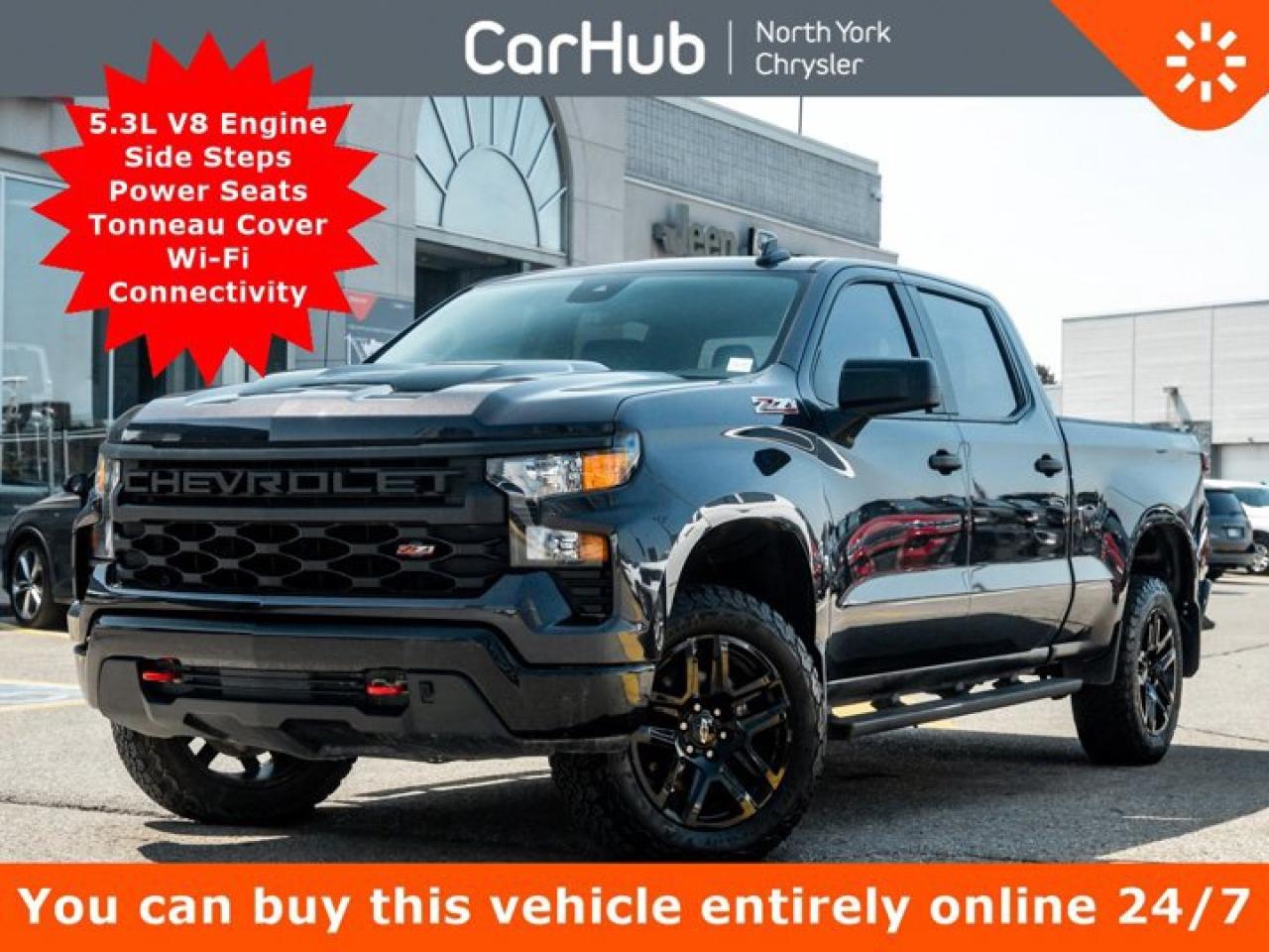 Used 2023 Chevrolet Silverado 1500 Custom Trail Boss 147'' V8 Side Steps Power Seats for sale in Thornhill, ON