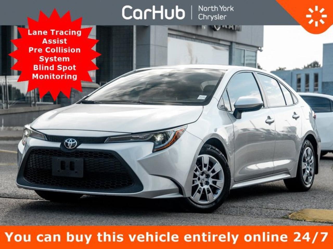 Used 2020 Toyota Corolla LE Lane Tracing Assist Pre Collision System Blind Spot Monitoring for sale in Thornhill, ON