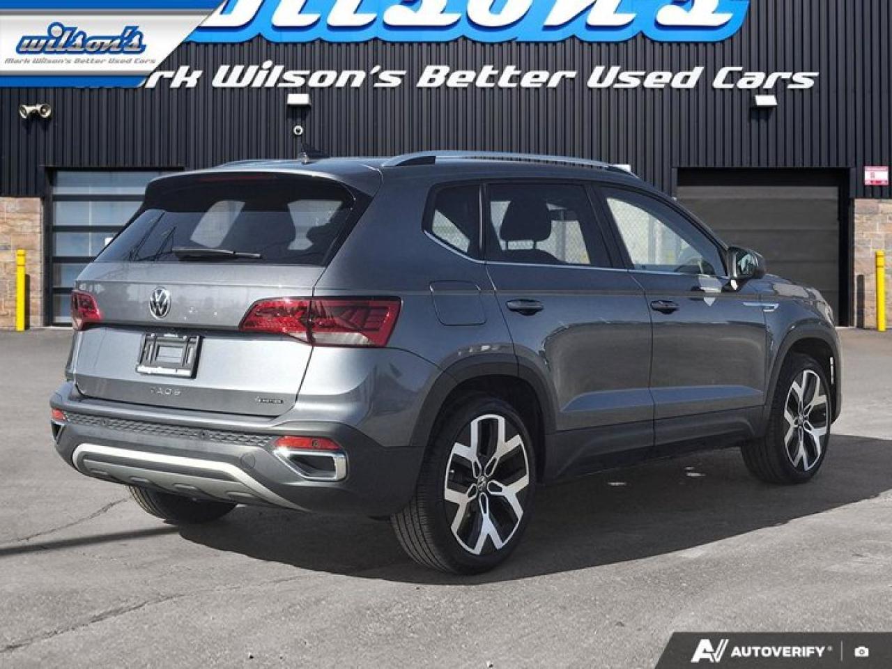 2022 Volkswagen Taos Highline 4Motion | Leather | Pano Roof | Nav | Adaptive Cruise | Apple CarPlay+Android Auto and More Photo4